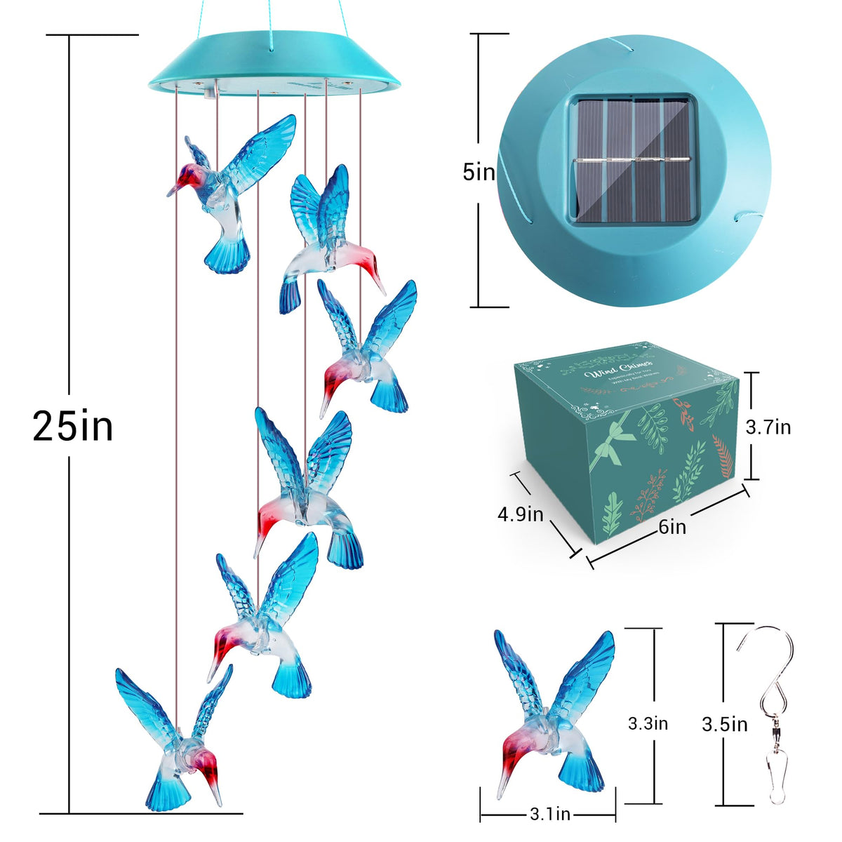 Zeiliuled mom gift hummingbird decor that enhances outdoor spaces