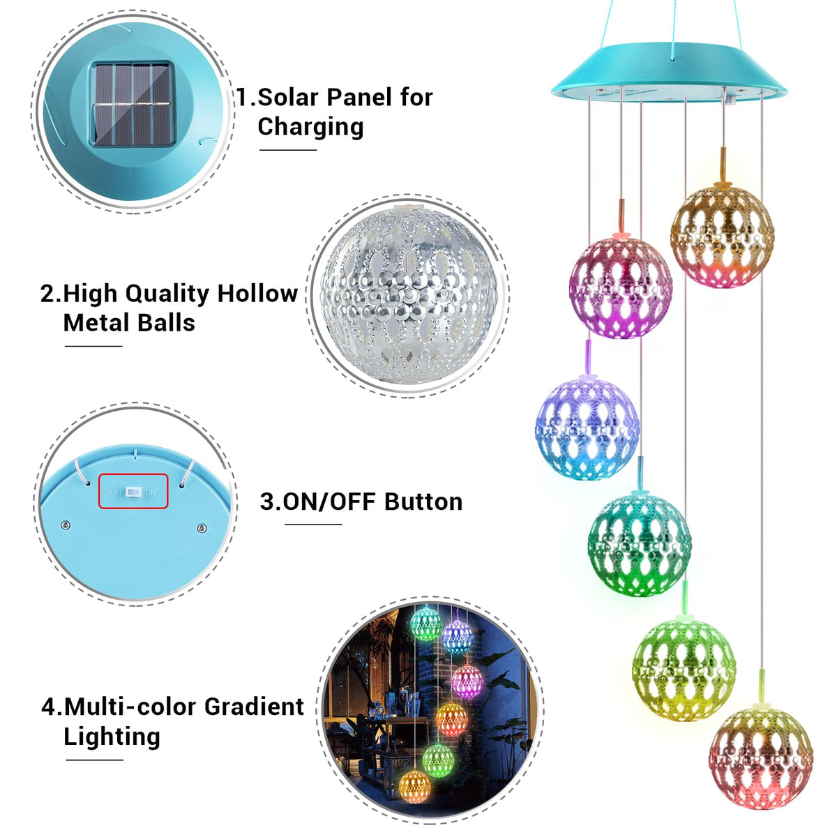 Zeiliuled Moroccan ball hanging design for stylish indoor and outdoor display.