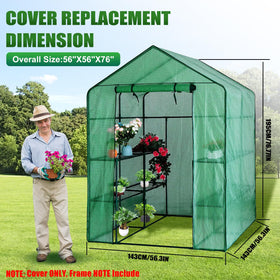 Zejoot greenhouse cover waterproof material protecting plants from rain and frost.