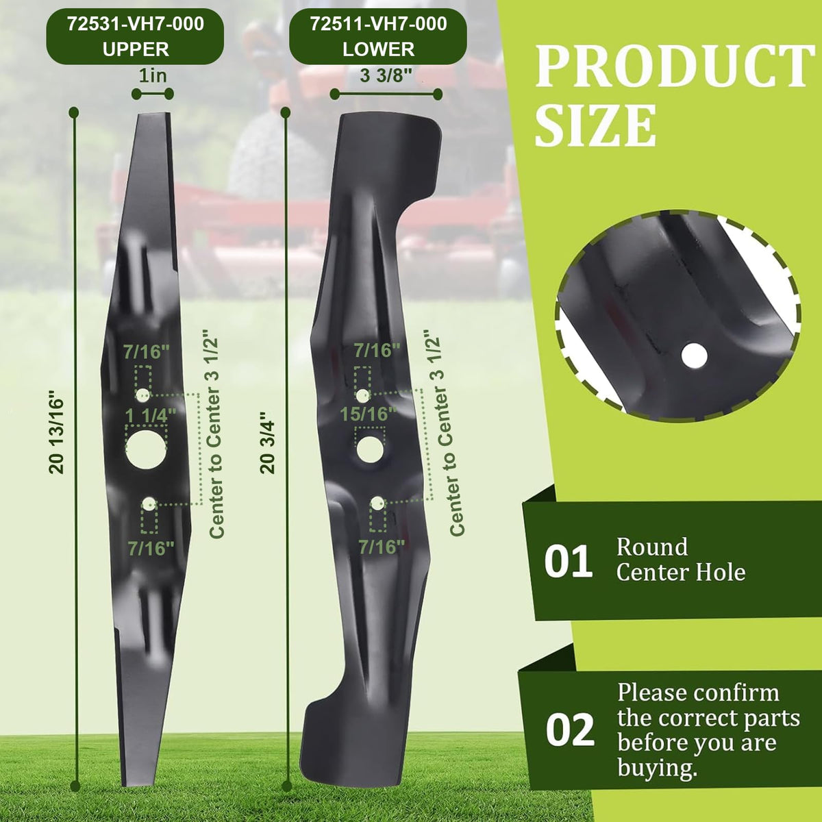 Zejoot HRX217 upper blade close-up highlighting durable black coating.