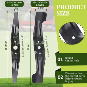 Zejoot HRX217 upper blade close-up highlighting durable black coating.