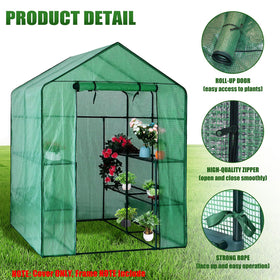 Zejoot PE material greenhouse cover offers UV resistance for lasting use.