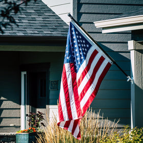ZEKVY 2x3 flag brass grommets provide secure mounting for quick outdoor setup
