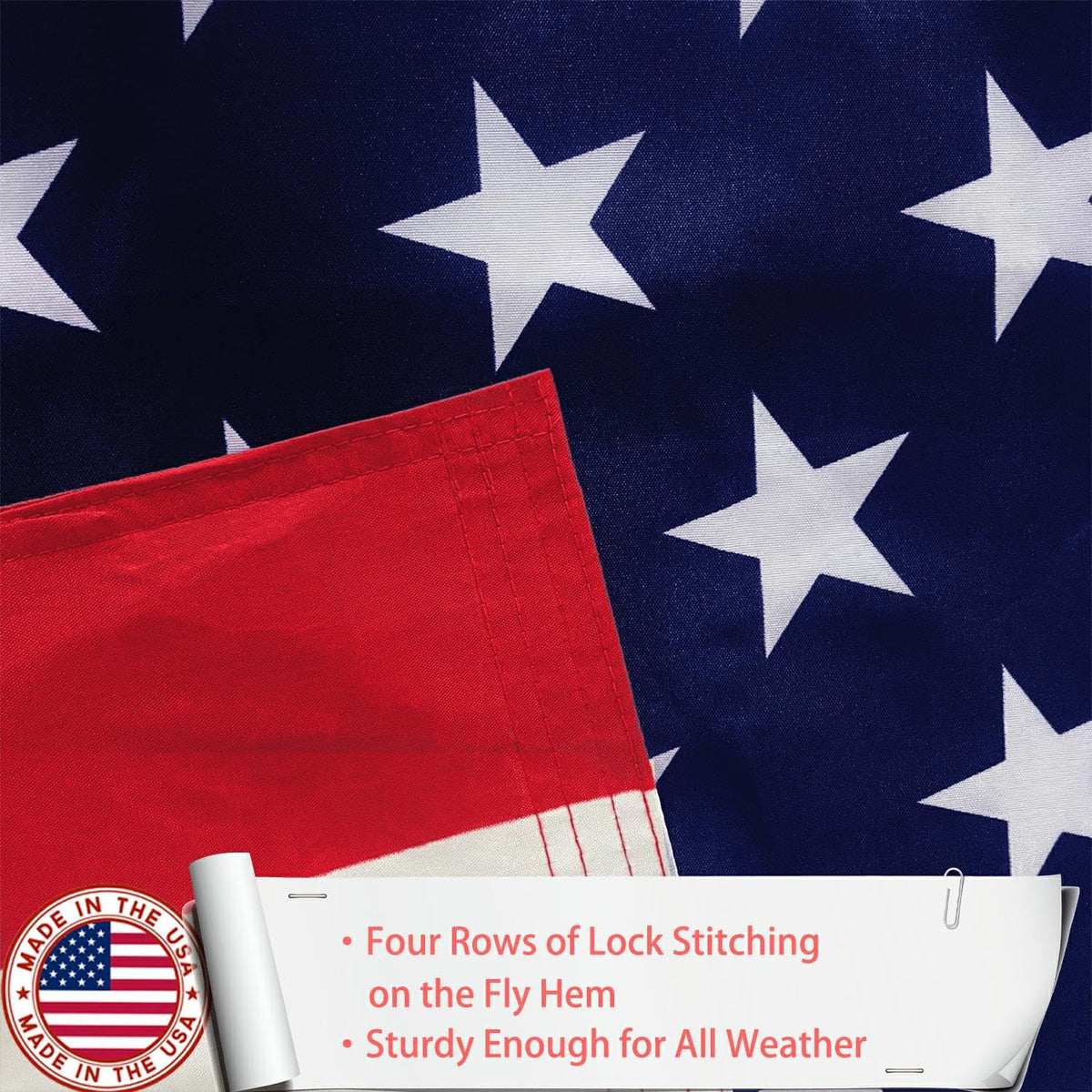 ZEKVY flag installation made easy for home or commercial spaces