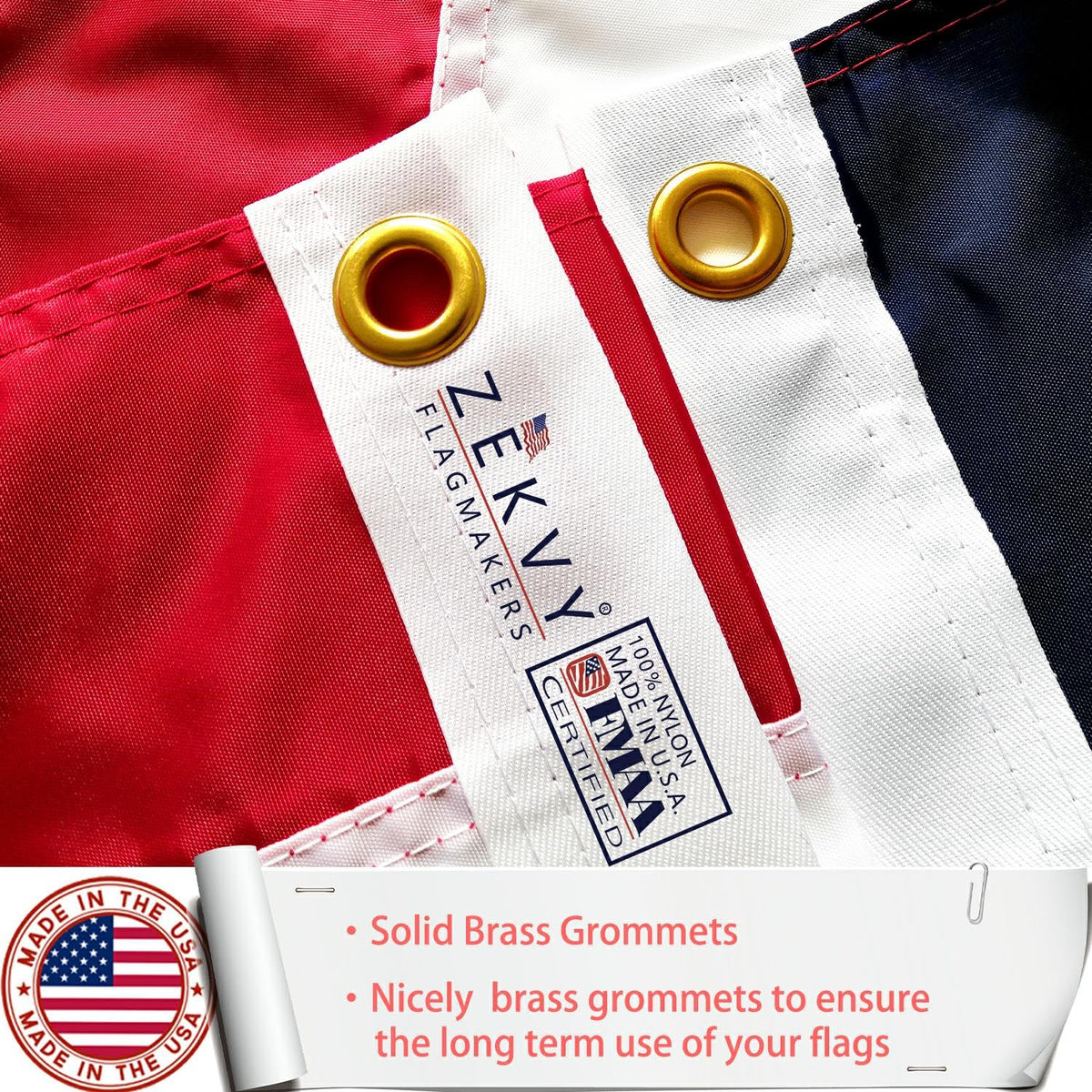 ZEKVY Made in USA label highlights local craftsmanship and reliable quality