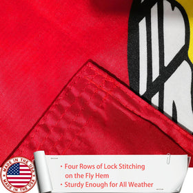 ZEKVY USMC flag weather-resistant material performs in varying conditions.
