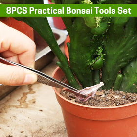 ZELARMAN tweezers picking small buds close-up