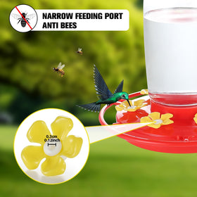 Zelpont two cleaning brushes included for easy nectar residue removal.