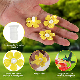 Zelpont UV-resistant plastic flowers withstand sun and rain, stay vibrant.