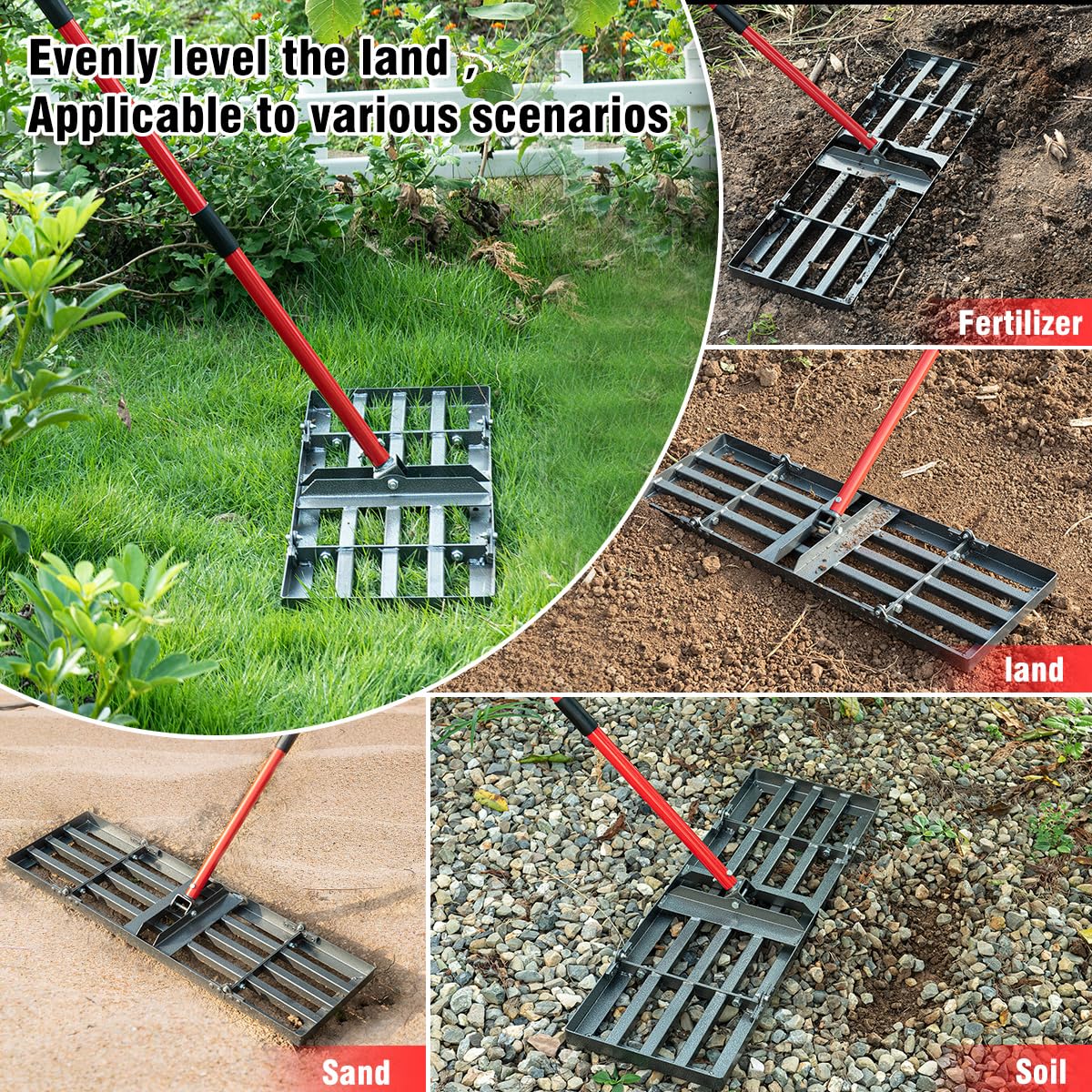 zenhosit eight landscape stakes help identify low spots