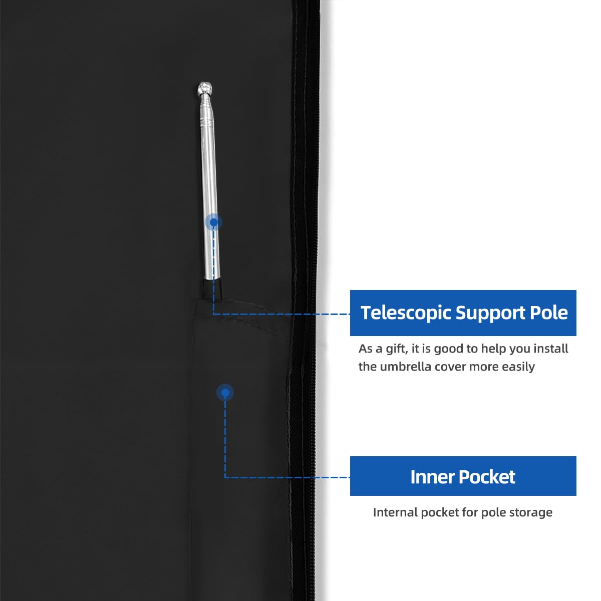 Zenicham retractable-pole pocket eases installation without ladders
