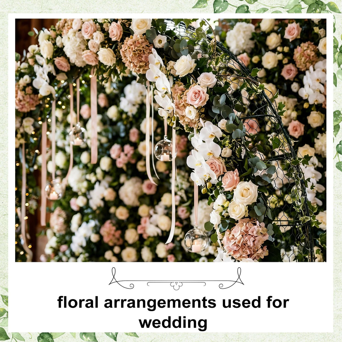 zenorebir floral stem holding wire supports wedding arrangements
