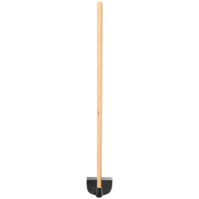 Zenport Hoe J6-208 wood handle provides comfortable leverage during tasks.