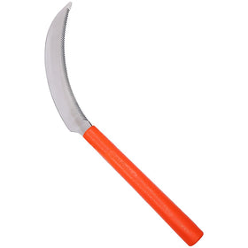 Zenport K208P harvest sickle 6.5-inch blade enables crisp, controlled cuts on stems.