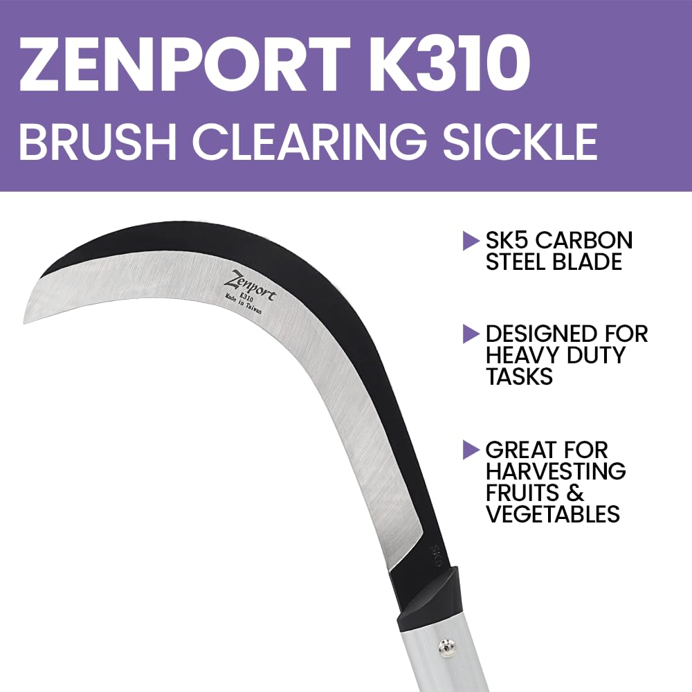 Zenport K310 in action clearing brush in tight spaces