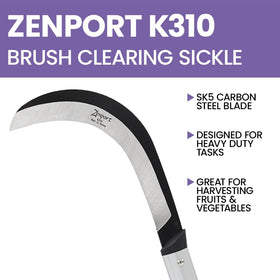 Zenport K310 in action clearing brush in tight spaces