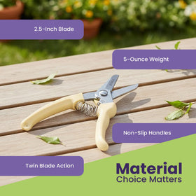 Zenport Q140DX durable Marquench-hardened steel blade close-up