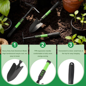 Zenrok garden tool set soft rubber handle for a comfortable grip