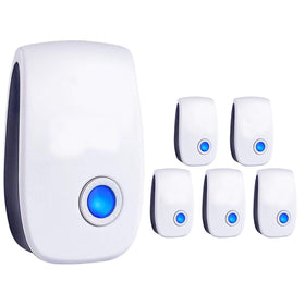 Zentraflux ultrasonic pest repeller plugged in deters pests without sprays.