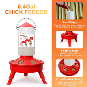 ZenxyHoC adjustable-height feeder demonstrates stable tripod base