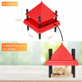 ZenxyHoC anti-roost cone attachment keeps the surface clean for chicks.