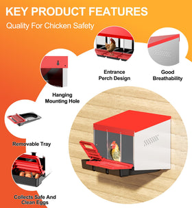 ZenxyHoC breathable side vents promote airflow for cooler nesting.
