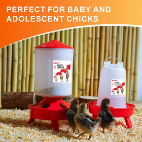 ZenxyHoC anti-drown design in water trough helps protect tiny chicks.