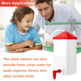 ZenxyHoC horizontal nipple drinker offers alternative drinking method as chicks mature