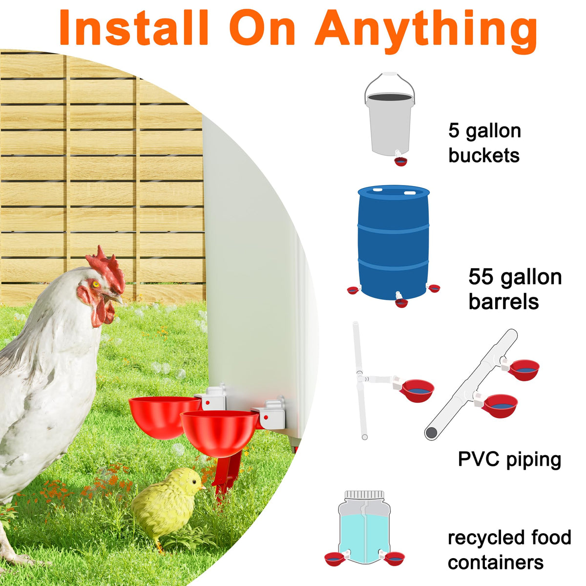 ZenxyHoC orange valve stands out, reducing spill and encouraging drinking.