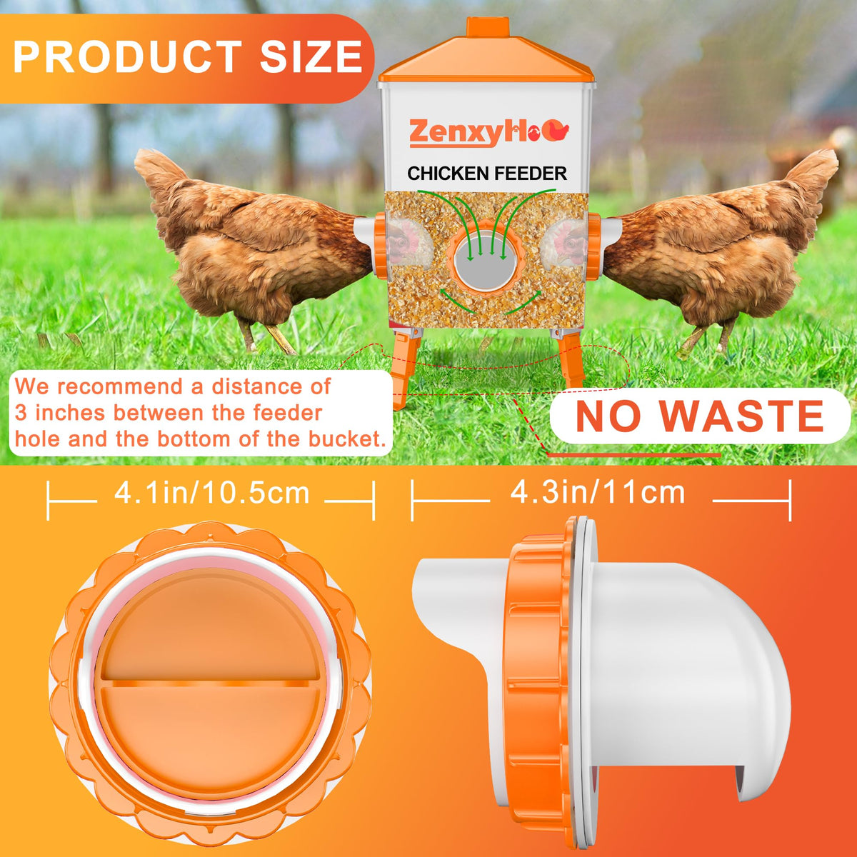 ZenxyHoC robust PP material designed for busy coops