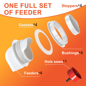 ZenxyHoC rainproof feed cover protects feed from moisture.
