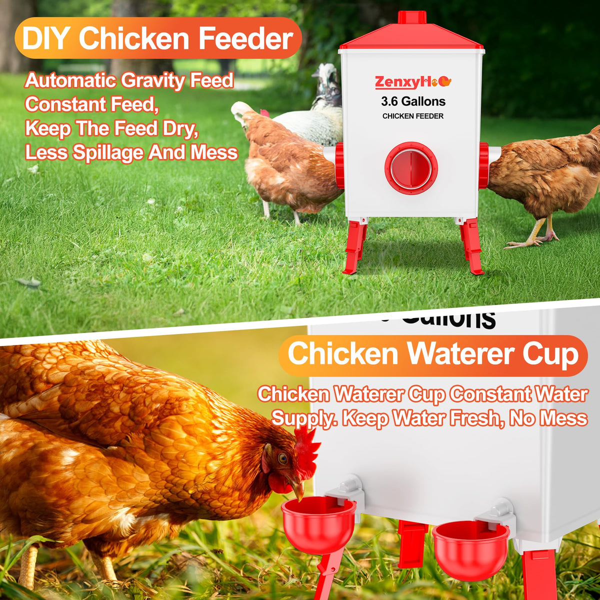 ZenxyHoC rainproof feed cover keeps grain dry in wet weather.