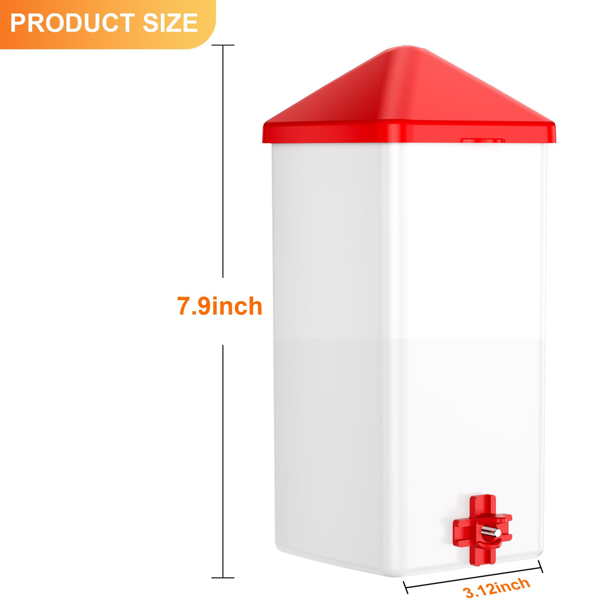 ZenxyHoC translucent water bucket lets you see levels at a glance