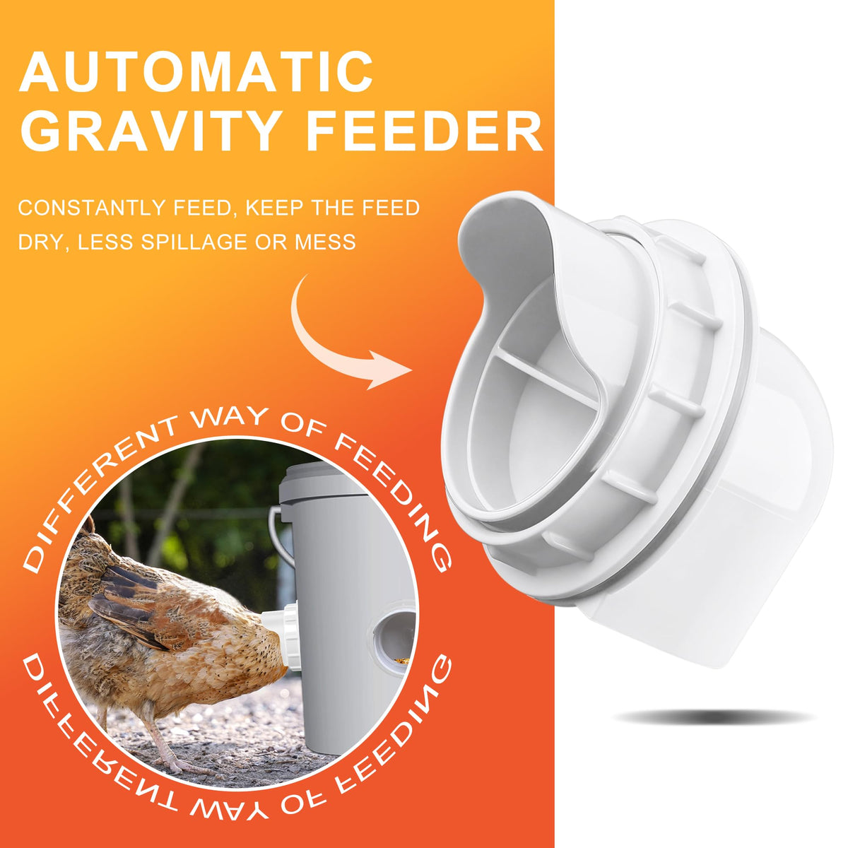 ZenxyHoC waterer cups auto-refill for fresh water with minimal effort.