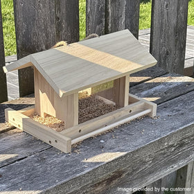 Zeqeey bird feeder assembly kit with hardware and manual for easy setup
