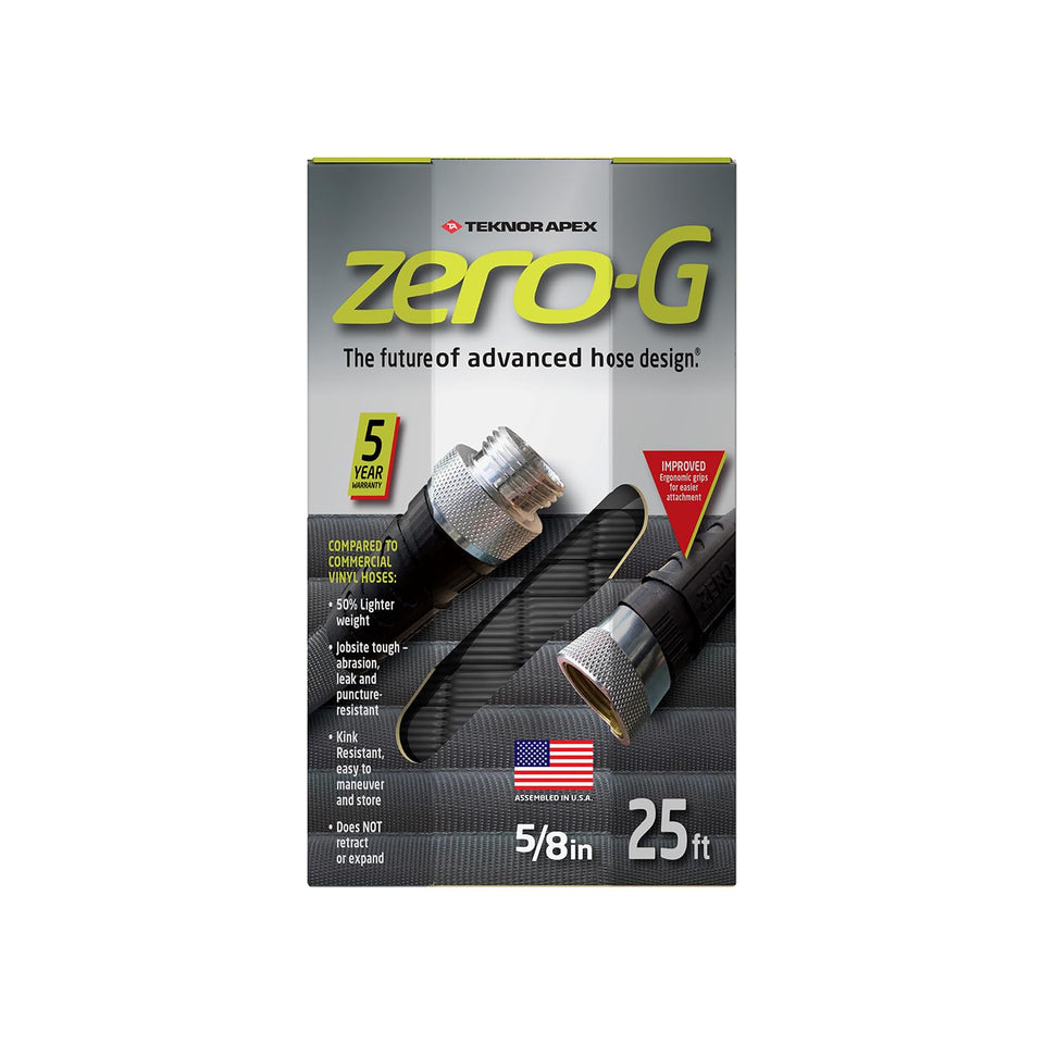 Zero-G 4001-25 hose showing lightweight design for easier handling and storage.