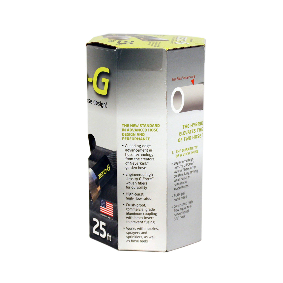 Zero-G hose assembled in the USA with a five-year warranty.