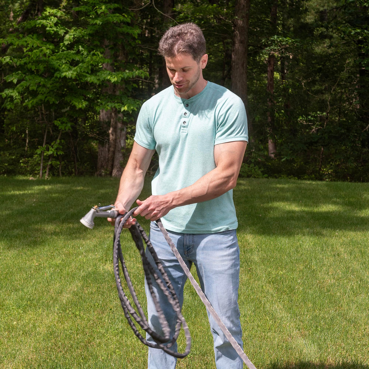 Zero-G drinking-water safe hose suitable for potable water use.