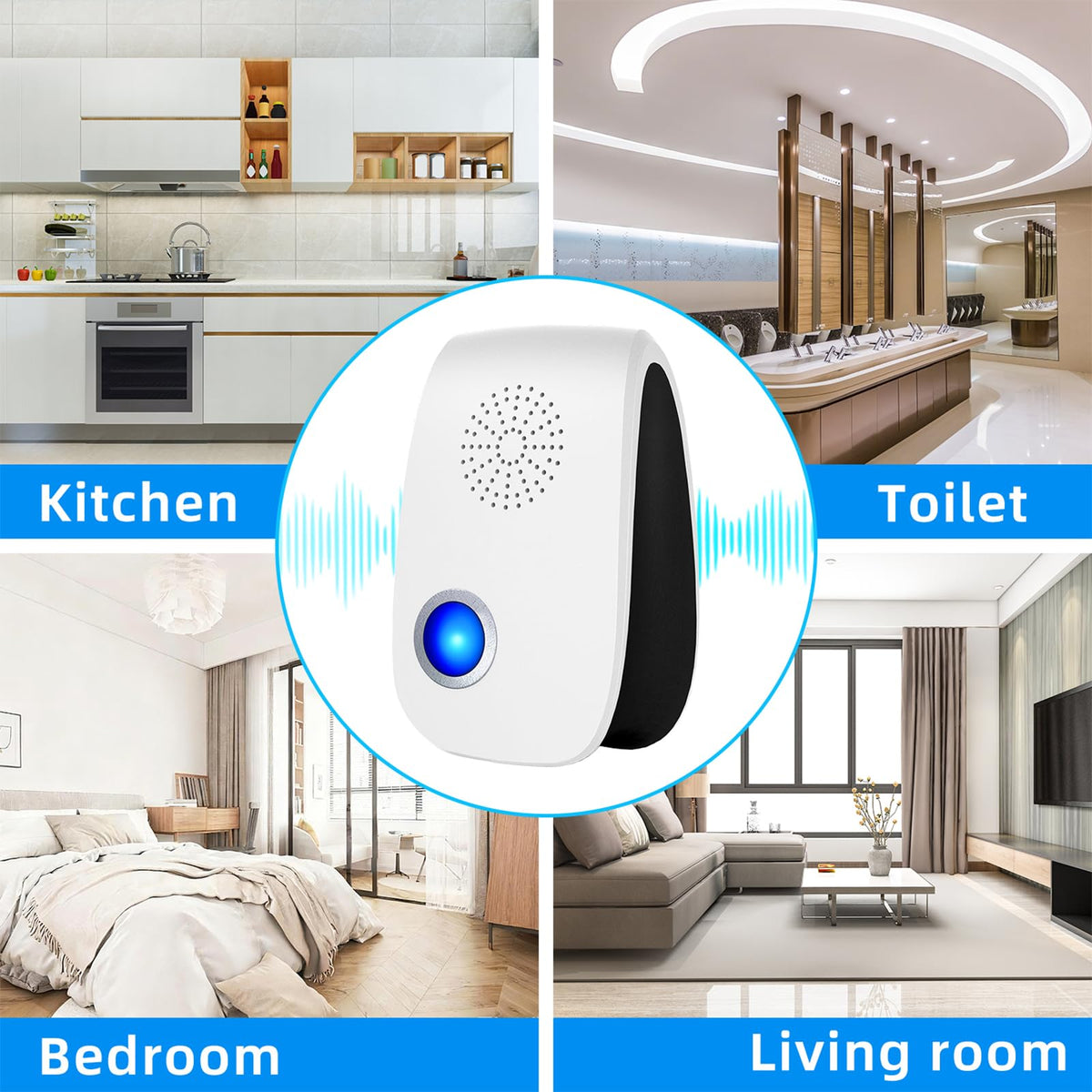 Zerobugeasy 12-pack indoor pest repellent suitable for homes and workspaces