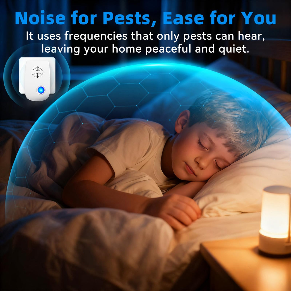 Zerobugeasy silent ultrasonic operation works unseen by people but detected by pests