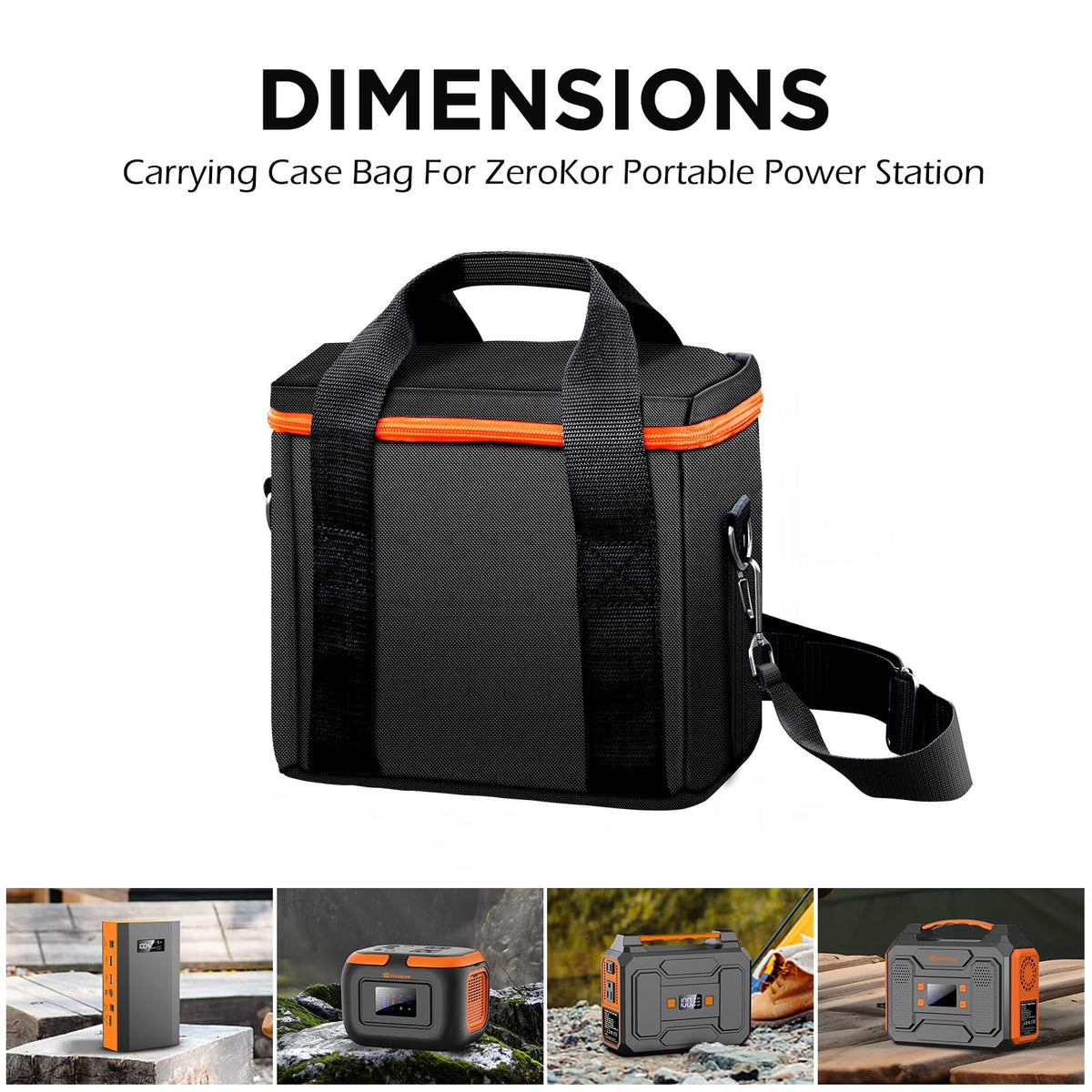 ZeroKor case interior padding protects your power station during travel.