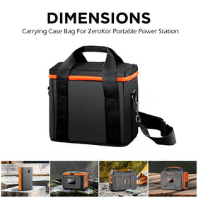 ZeroKor case interior padding protects your power station during travel.