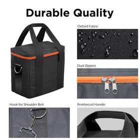 ZeroKor portable power case organized compartments keep cables tidy.