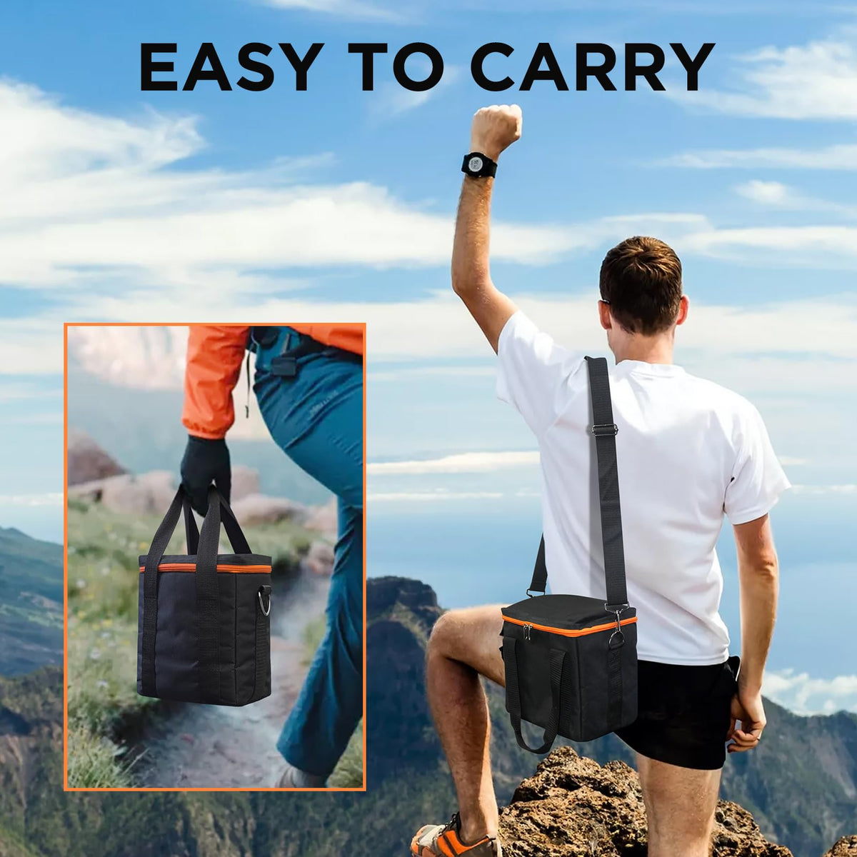 ZeroKor portable power case rugged exterior survives outdoor adventures.