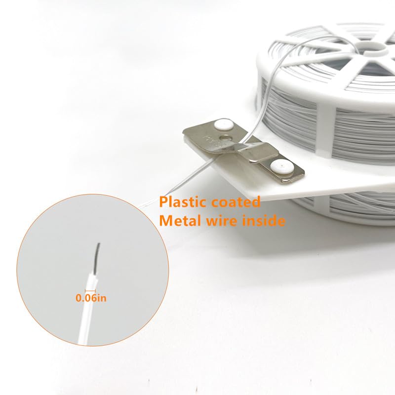 Built in cutter on Zeromall ties for precise cuts
