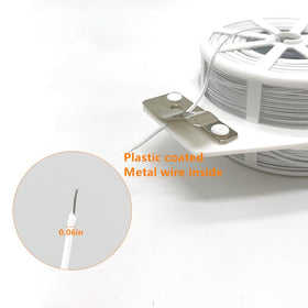 Built in cutter on Zeromall ties for precise cuts