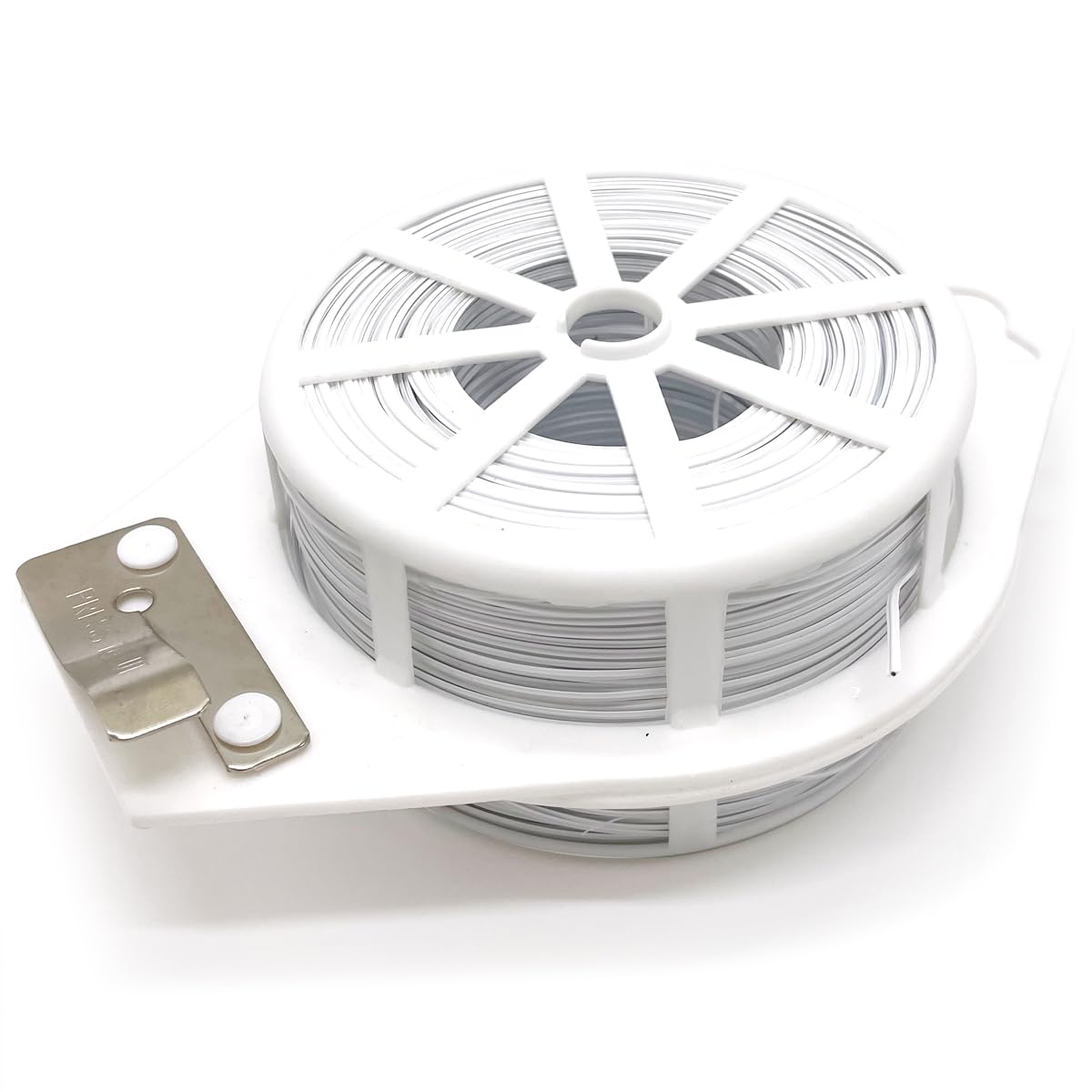 Zeromall twist ties with cutter on white roll for garden support