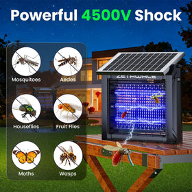 ZETAWALE weatherproof IPX4 zapper designed for all-weather outdoor use.