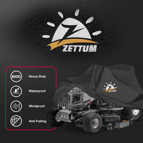 Zettum riding mower cover windproof buckles ensure a secure fit.
