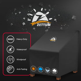Zettum chair cover windproof buckle securing a chair outdoors